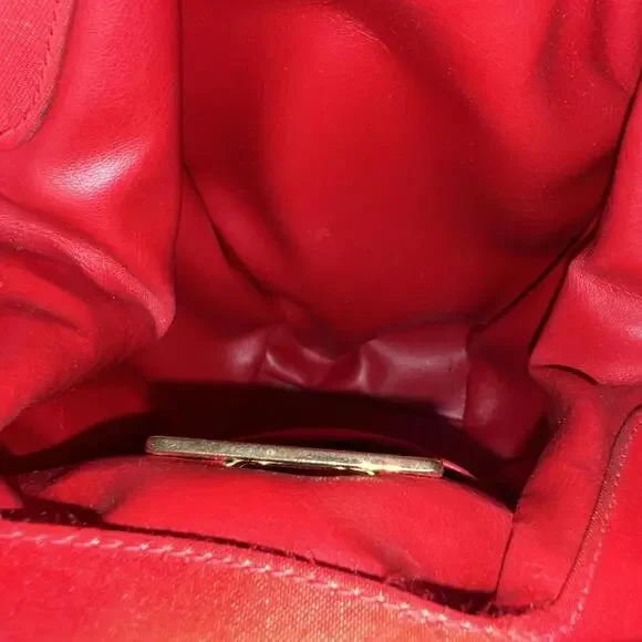 Stuart Weitzman RARE Round Crossbody Bag Silk Scarf Print Lion Zebra Vintage HTF - Picture 5 of 6